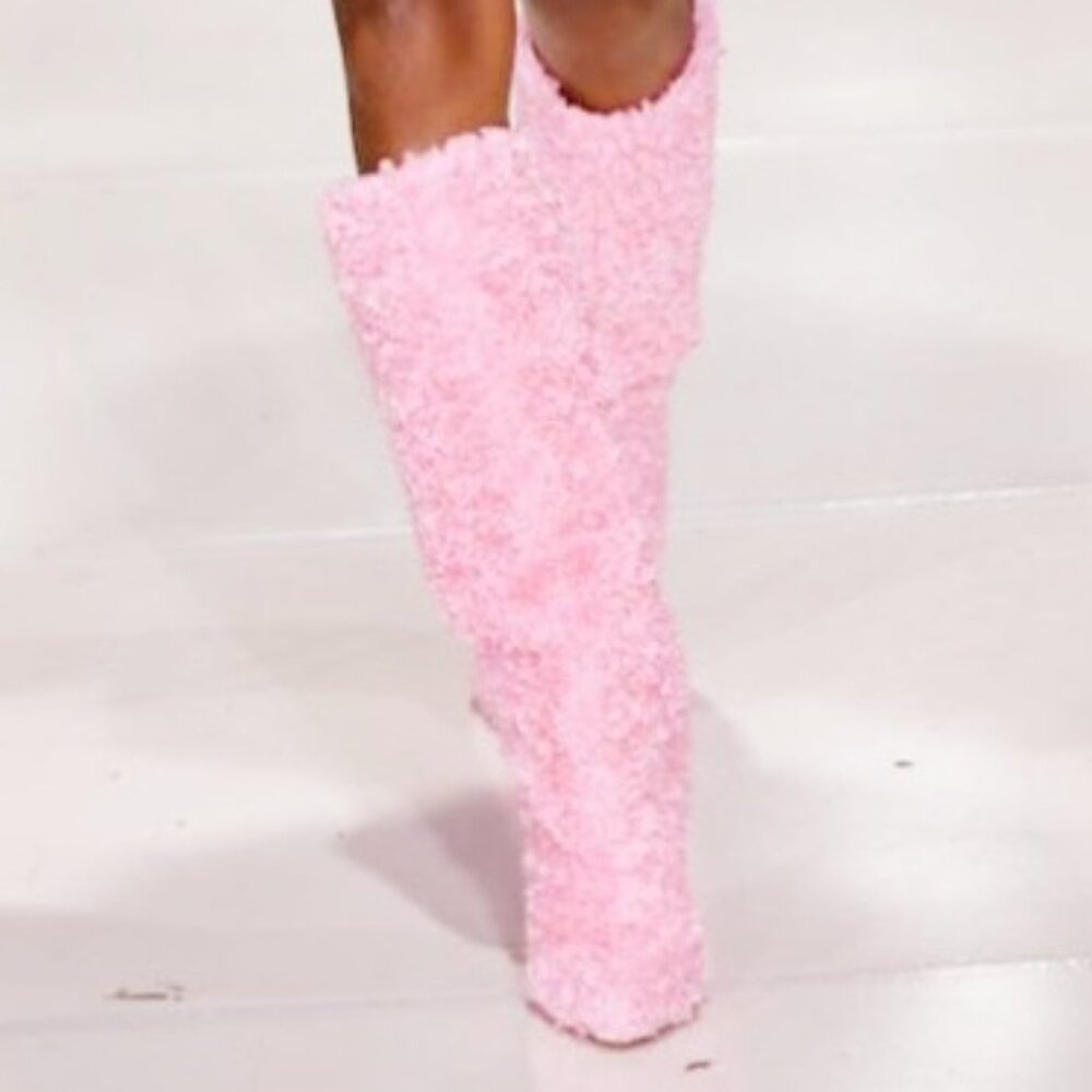 PINK TULLE BOOTS SIZE 10